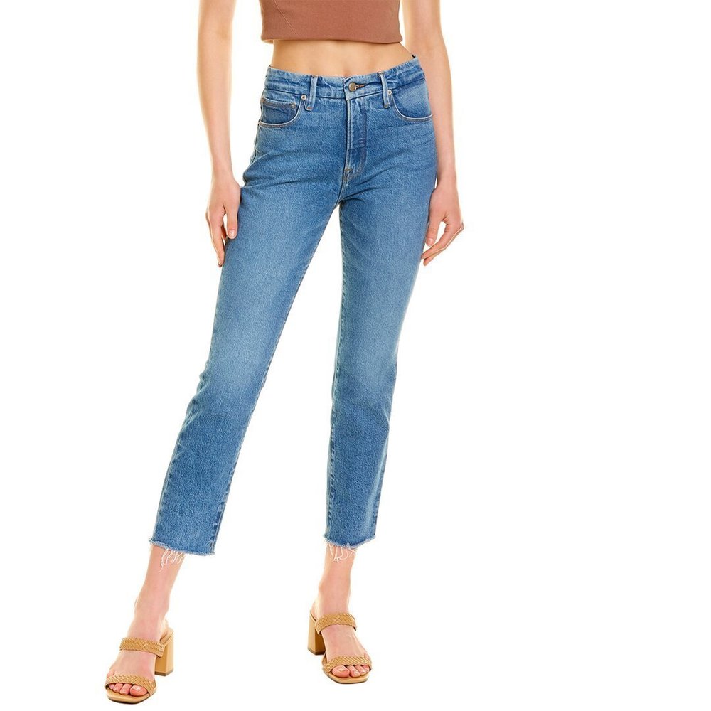 NWT GOOD AMERICAN Good Classic Blue Skinny Jean (size 12)